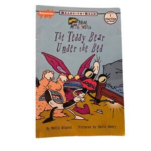 AAAHH!!! REAL MONSTERS The Teddy Bear Under the Bed Nickelodeon Ready to Read